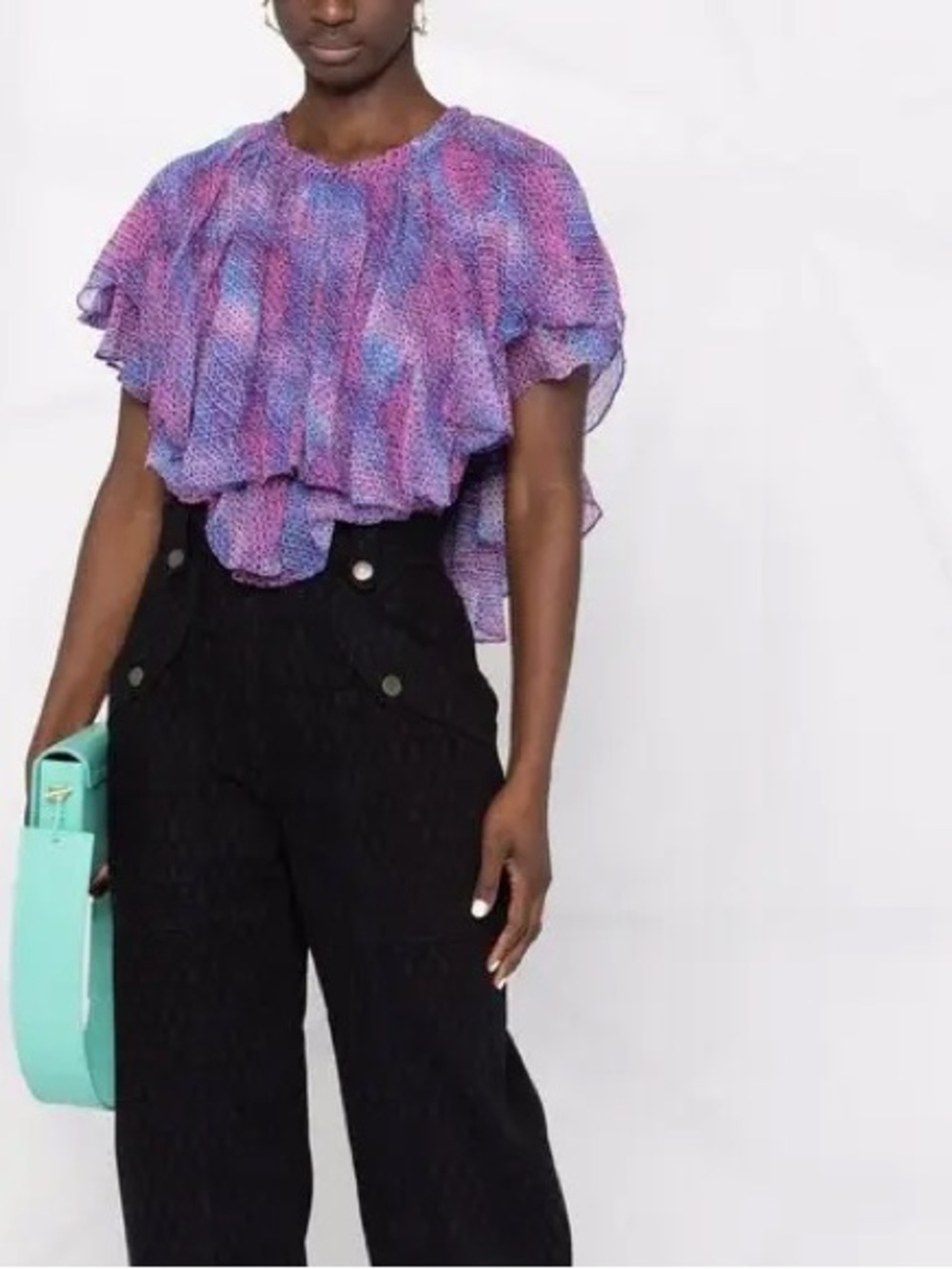 NWT Isabel Marant Angele Ruffle Top